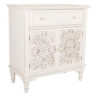 Wanderlust Deco Wanderlust Deco - Recibidor De Madera Blanco 73x36.5x78