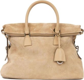 Maison Margiela 5AC Soft Medium - Dames - Handtassen - Bruin - ONE Size - Katoen - Tassen