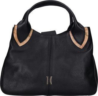 Alviero Martini 1A Classe Leren Tas - Dames - Handtassen - Zwart - ONE Size - Leer - Tassen