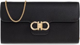 Ferragamo Wallets & Cardholders - Dames - Portefeuilles - Zwart - ONE Size - Leer - Accessoires