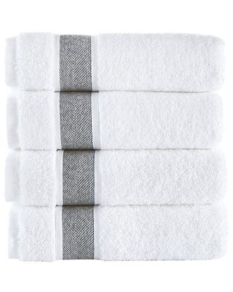 Brooks Brothers Ottoman Rolls 4Pc Hand Towels