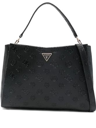 Guess Co Tisha 4G-monogram tote bag - Zwart