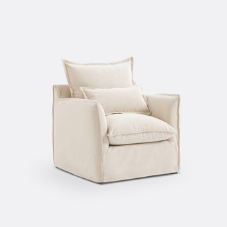 La Redoute Interieurs Fauteuil in fluweel, Odna