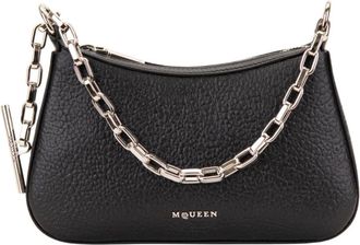 Alexander McQueen Mini tas - Dames - Tassen - Zwart - Maat: ONE Size Zijde
