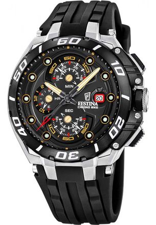 Festina F20755-8 Mens Chrono Bike Watch - Silver - One Size