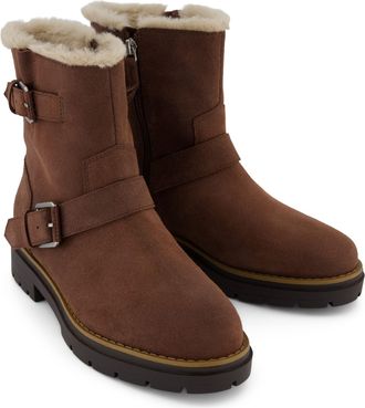 Toms Ionie Moto Su&egrave;de Dames Bruine Laarzen