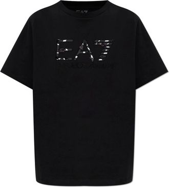 Emporio Armani Emporio Armani Ea7, Mujer, Camisetas, Negro, Talla: XS