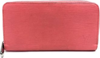 Louis Vuitton Tweedehands leren portemonnees - Dames - Vintage Accessoires - Roze - ONE Size - Vintage