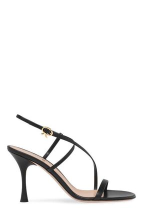 Gianvito Rossi Ascent Sandal in Black Calf at Nordstrom, Size 35.5