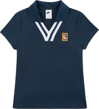 Nike (WMNS) Nike Women by YOON Short Sleeve Polo Shirt Asia Sizing Armoury Navy FZ0277-478