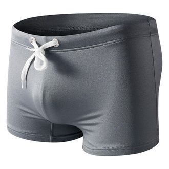 Generic Mens Swim Trunks Quick-Dry Square Cut Beach Shorts Lightweight Swimwear For Water Sports And Surfing Comfortable Athletic Swim Shorts With Adjustable 