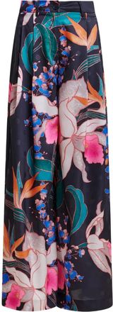 Essentiel Pantaloni Ipants a fiori - Nero