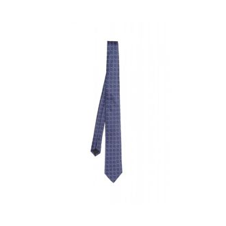 HUGO BOSS Accessoires, unisex, Blauw, ONE Size, Zijdemix Vlinderdas met Jacquardmotief