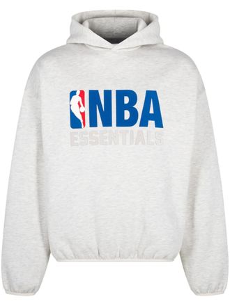 Fear of God x NBA Essentials Light Heather hoodie - Grijs