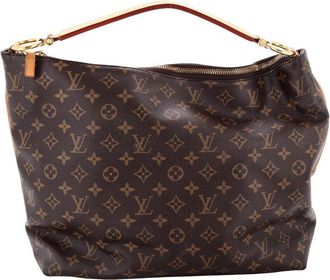 Louis Vuitton Brown Monogram Canvas Sully Mm (Authentic Pre-Loved)