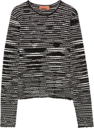 Missoni Crewneck Sweater - Dames - Ronde hals truien - Zwart - S - Truien & Vesten