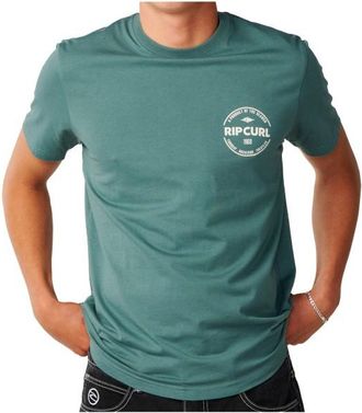 Rip Curl Staple Tee T-Shirt f&uuml;r Herren | t&uuml;rkis