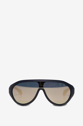 Moncler Ovale Sonnenbrille aus Acetat Bombolle