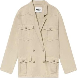 Isabel Marant E26 Jacket - Dames - Blazers - Beige - M - Jassen