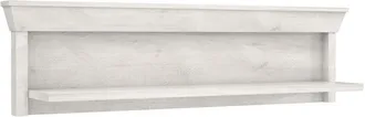 Home Heavenly Home Heavenly - Estante De Pared Karen, Estilo R&uacute;stico Moderno. 122,8x33,8x24,5 Cm. Color: Blanco Pino