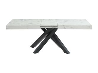 VENTE-UNIQUE.COM Mesa de comedor madera blanco