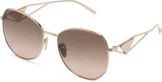 Prada PR 57Ys Zvn 3D0 Zonnebrillen - Dames - Zonnebrillen - Geel - 57 MM - Accessoires
