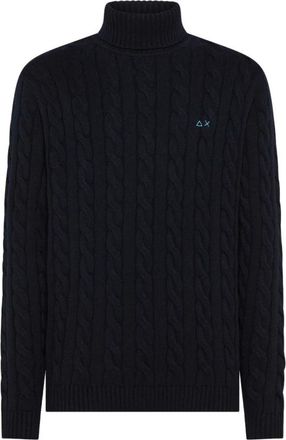 Sun 68 Coltruien - Heren - Coltruien - Blauw - 2XL - Truien & Vesten