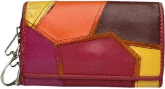 Saint Laurent Pre-owned Lederen Sleutelhanger - Dames - Vintage Accessoires - Veelkleurig - ONE Size - Leer - Vintage