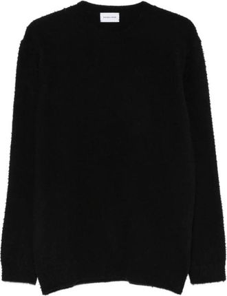 Scaglione Crew Neck Sweater - Heren - Ronde hals truien - Zwart - L - Truien & Vesten