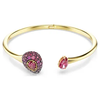 Swarovski Sublima Pear Cut 18K Gold Finish Bangle