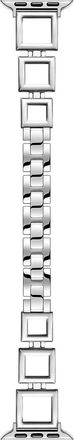 Posh Tech Journey Stainless Steel Apple Watch Watchband in Silver at Nordstrom, Size 40Mm
