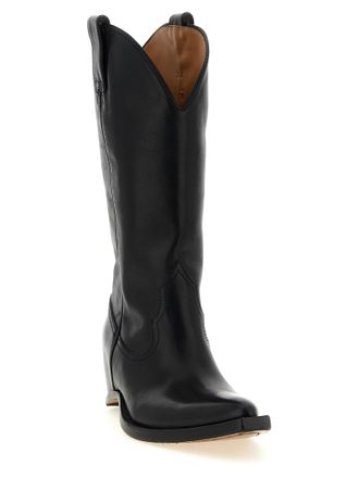 Maison Margiela Heel-less Texan Boot - Black