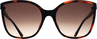 Guess Cat Eye Dames Donker Havana Bruin Kleurverloop GU00144