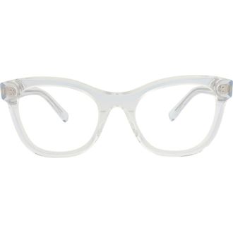 Maui Jim Core Optical 49mm Cat Eye Reading Glasses in Crystal Crystal Transparent at Nordstrom Rack