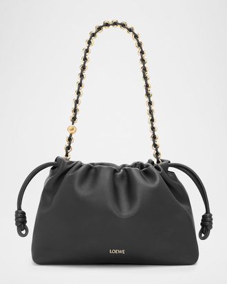 Loewe Flamenco Shoulder Bag in Smooth Leather