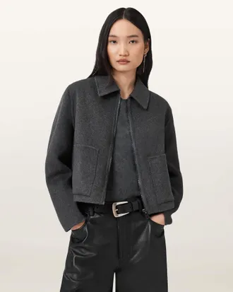 AllSaints Seannah Wool Jacket