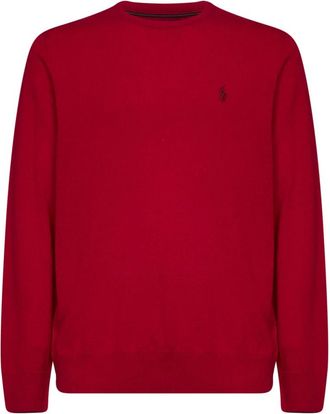 Polo Ralph Lauren Maglione in lana girocollo - - Knitwear - Uomo - Rosso - M