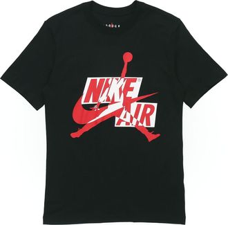 Nike Jordan Air Jordan Jumoman Classics Flying Man Printing Short Sleeve Black CU9571-011