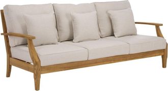 Safavieh Couture Martinique Wood Patio Sofa