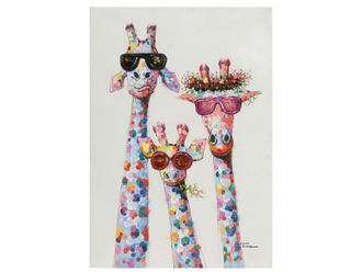 Schubiger M&ouml;bel Bild Giraffen am Morgen