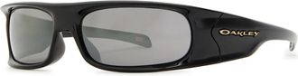 Oakley Highland Wrap-around Sunglasses - Black - One Size