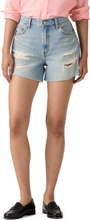 Levi's Ribcage High Waist Ripped Cutoff Denim Shorts in Been There Short at Nordstrom, Size 23