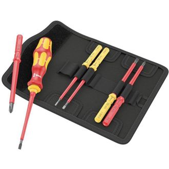 Wera Kraftform Kompakt vde 7 Universal 1 Elettricisti Kit di punte intercambiabili per giraviti - Wera