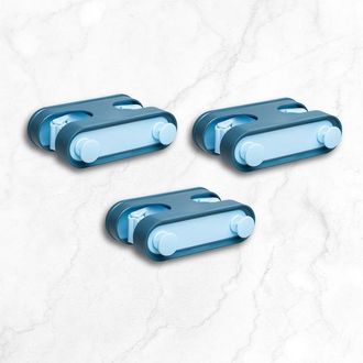 OEM Juego De 3 Soportes Adhesivos Para Escobas De Pared, Montaje Adhesivo Sin Taladrar, Soporte Para Escobas, Accesorios Para El Hogar Con Ganchos, Ahorra