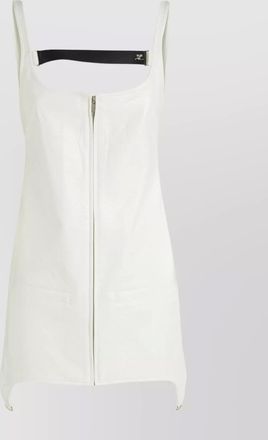 Courr&egrave;ges vinyl sleeveless mini dress