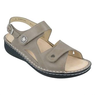Finn Comfort Womens Barbuda Super Soft Sandals In Kennedy Gravel