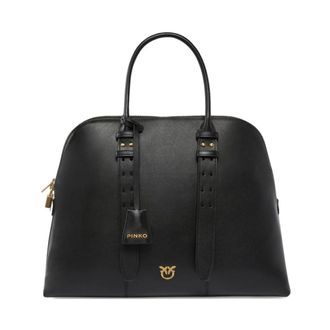 Pinko Handbags, female, Black, ONE SIZE, Bowling Bag Z99V