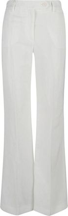 True Royal Womens Linen Fla Trousers