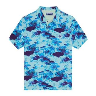 Vilebrequin Men Terry Polo Coral Reef in Oxygen at Nordstrom, Size Medium