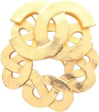 Chanel Pre-owned Jewellery, female, Yellow, Size: ONE SIZE Pre-owned Decorative Brooch